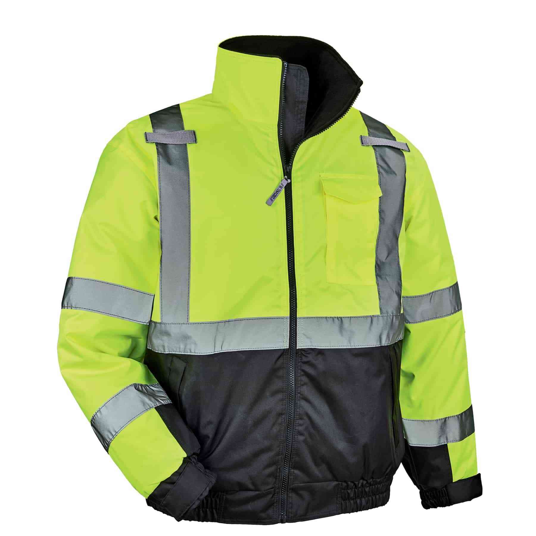 Type R Class 3 Hi-Vis Quilted Bomber Jacket