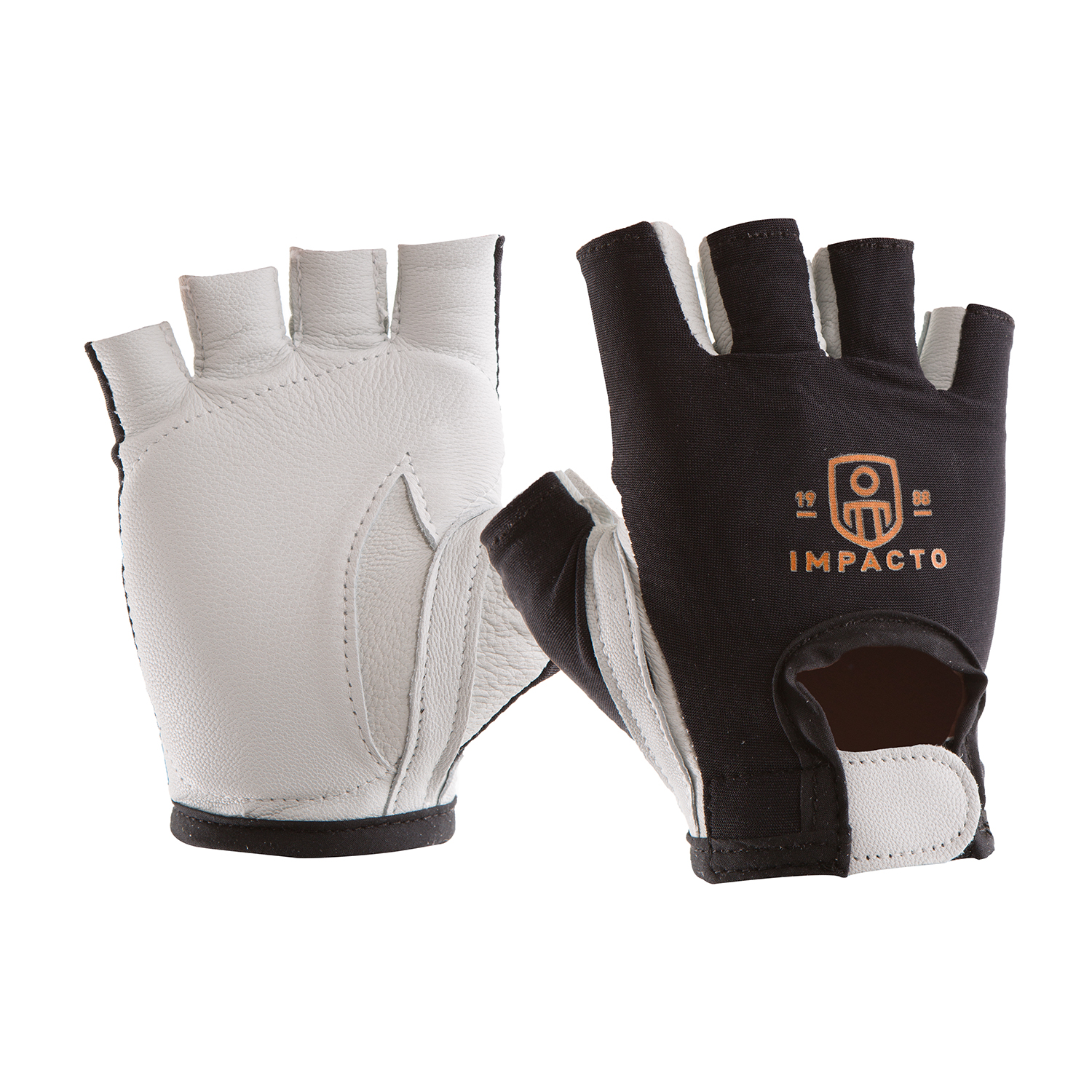 IMPACTO 401-30LLH GLOVE IMPACT PEARL/NYLON 1/2 FINGER