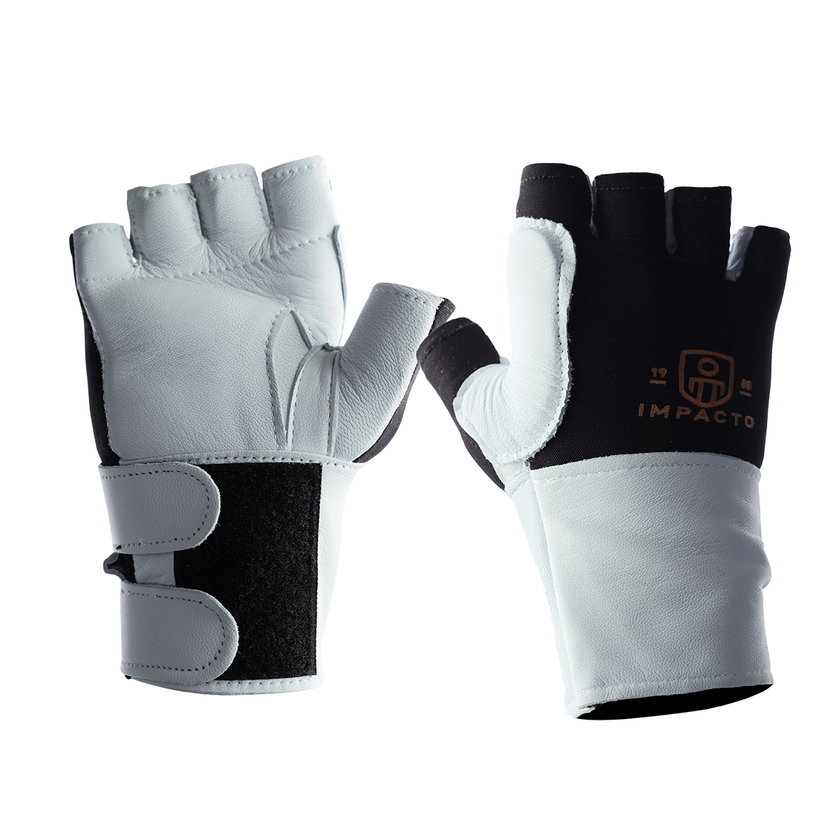 IMPACTO 475-30MRH GLOVE IMPACT PEARL WRIST WEB 1/2 FINGER