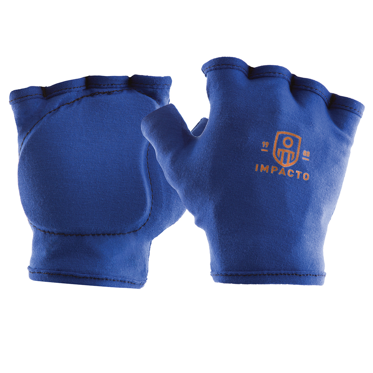 IMPACTO 501-00 MED PR GLOVE IMPACT LINER POLYCOTTON VEP PALM PAD