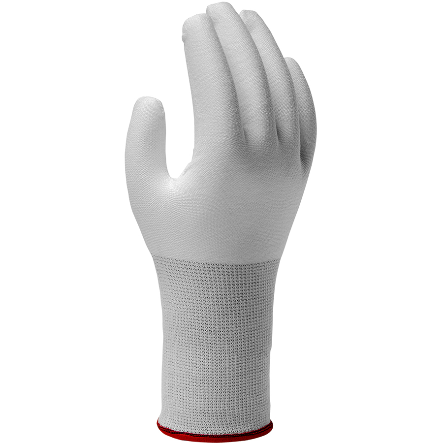 Cut resistant, white uncoated engineered DURACoil™ liner, ergonomic shape, ANSI CUT LEVEL A3/medium