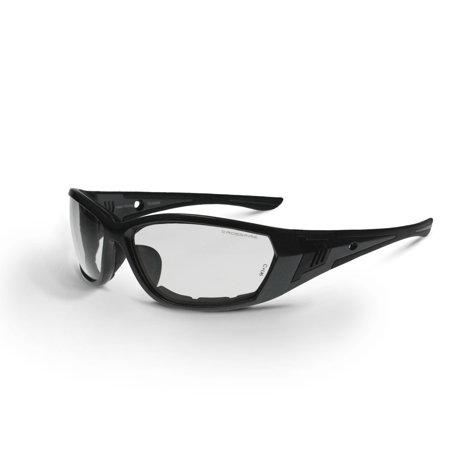 710 Foam Lined Safety Eyewear - Pearl Gray Frame - Clear Anti-Fog Lens