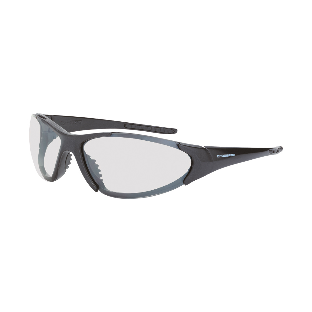 Core Premium Safety Eyewear - Shiny Black Frame - Indoor/Outdoor Lens