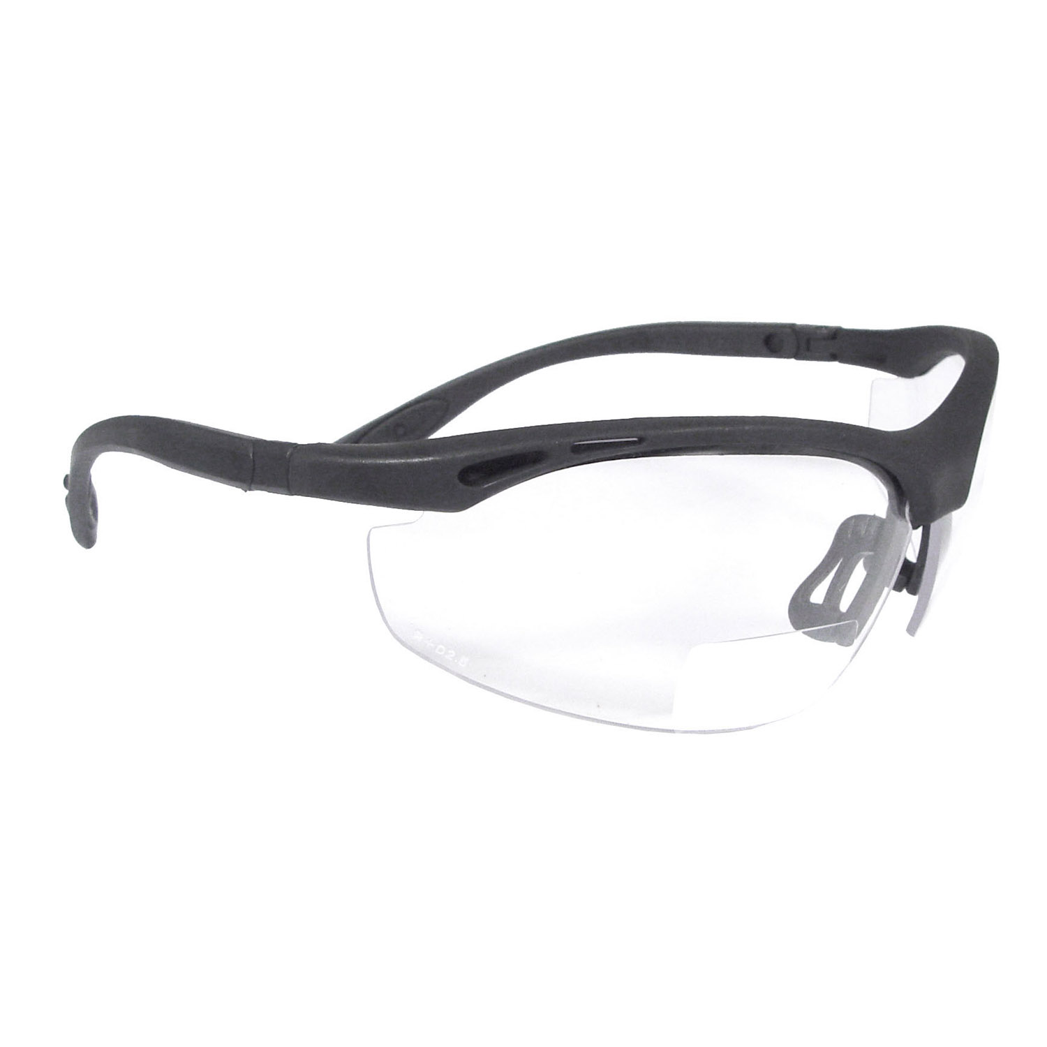 Cheaters® Bi-Focal Eyewear - Black Frame - Clear Lens - 1.0 Diopter