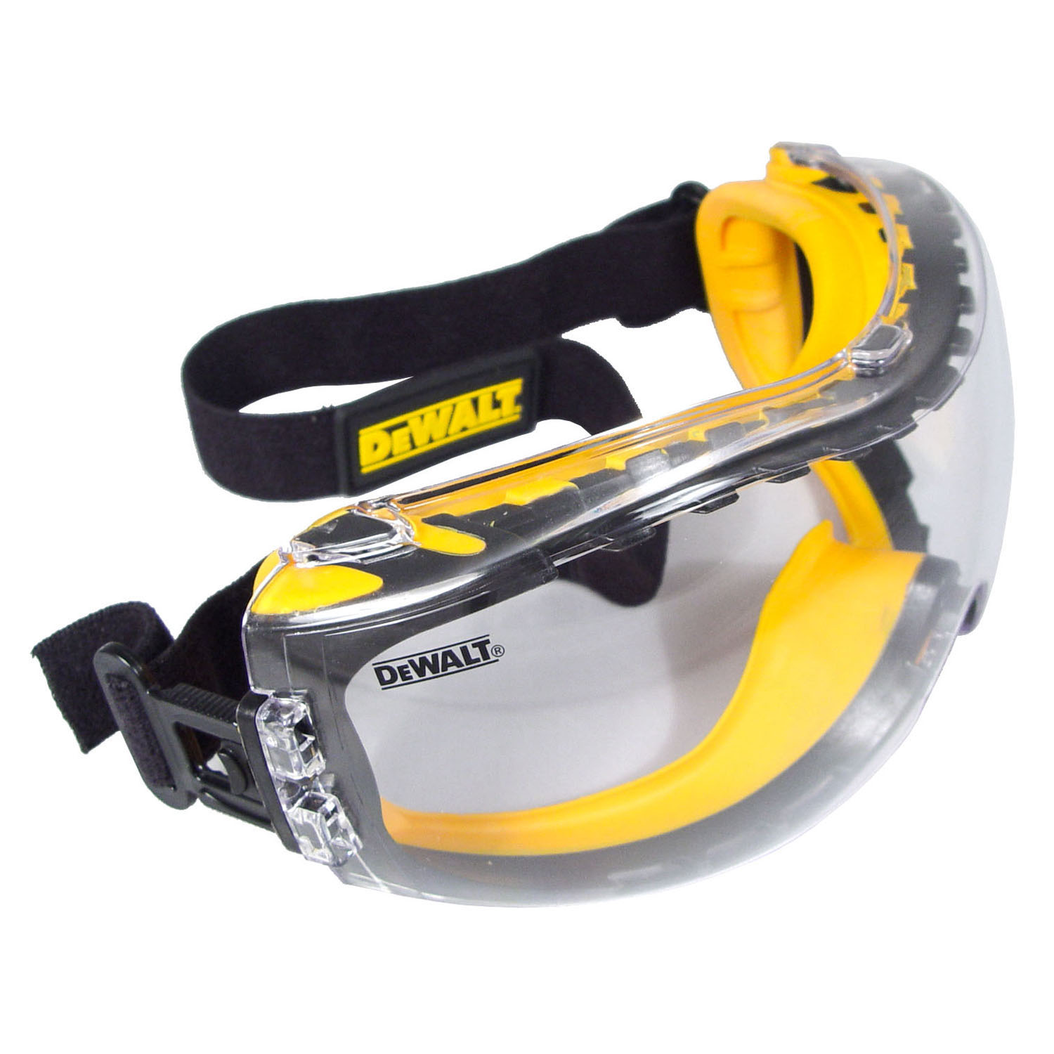 DPG82 Concealer™ Safety Goggle - Black Frame - Clear Anti-Fog Lens