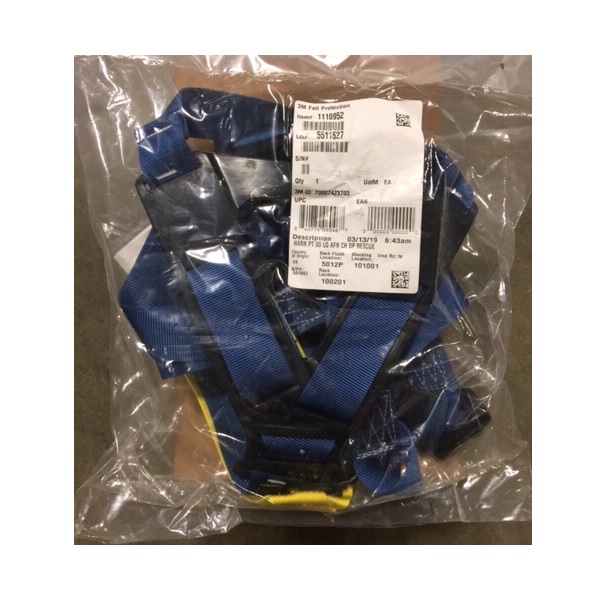 HARNESS, FULL BODY, NO-TANGLE STYLE, LARGE, ARC FLASH