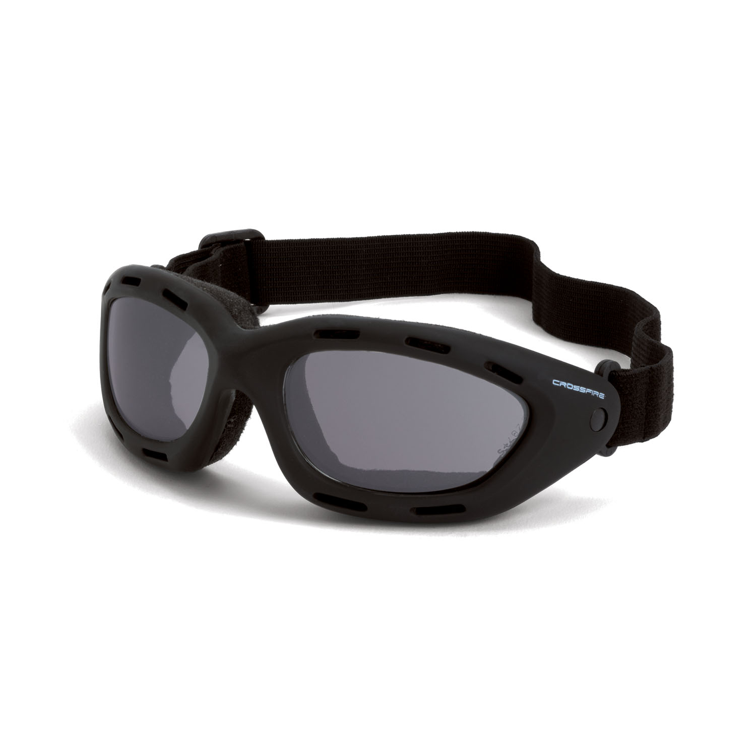 Element Foam Lined Safety Goggle - Black Frame - Smoke Anti-Fog Lens