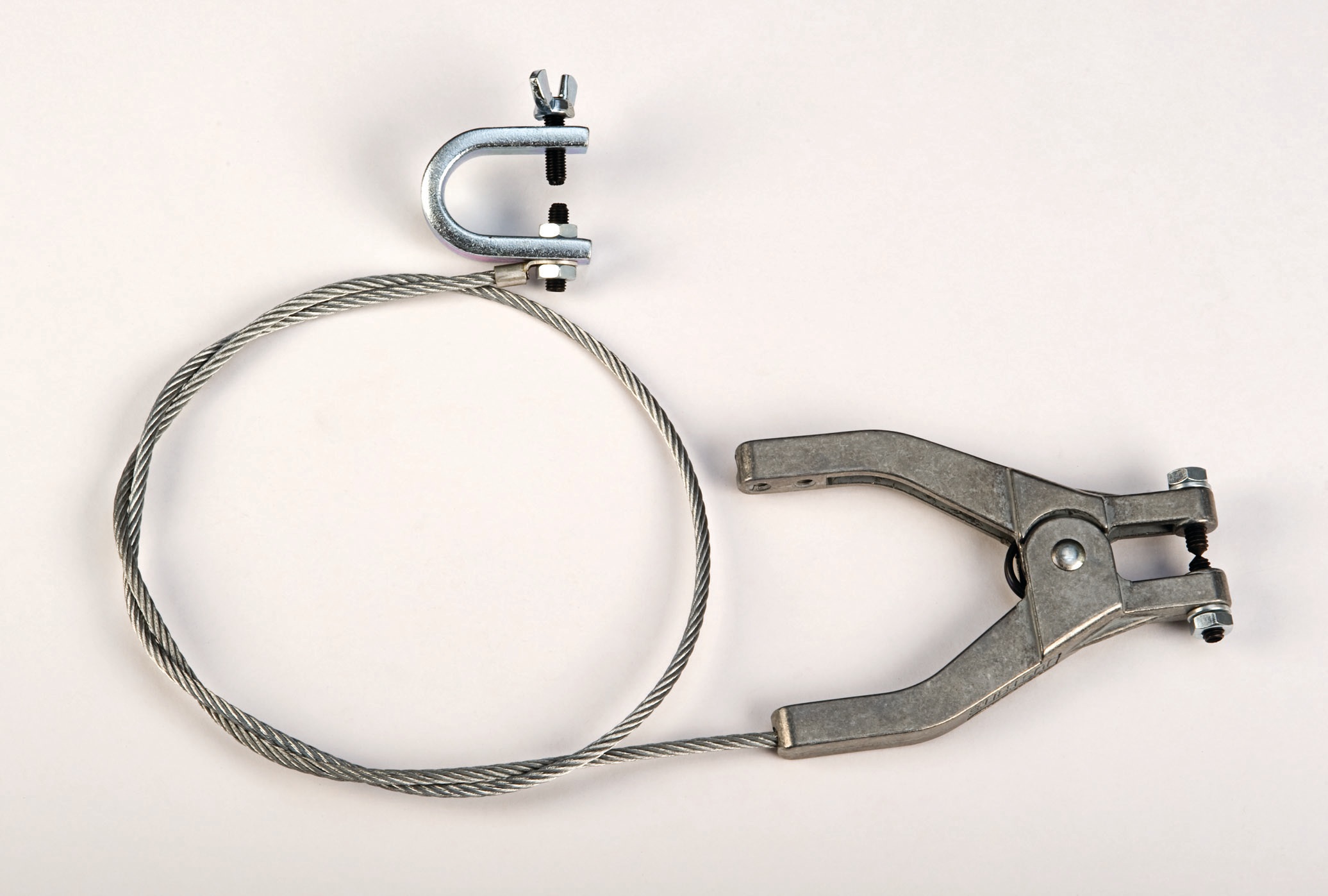 Justrite Antistatic Wire with Hand Clamp and "C" Clamp