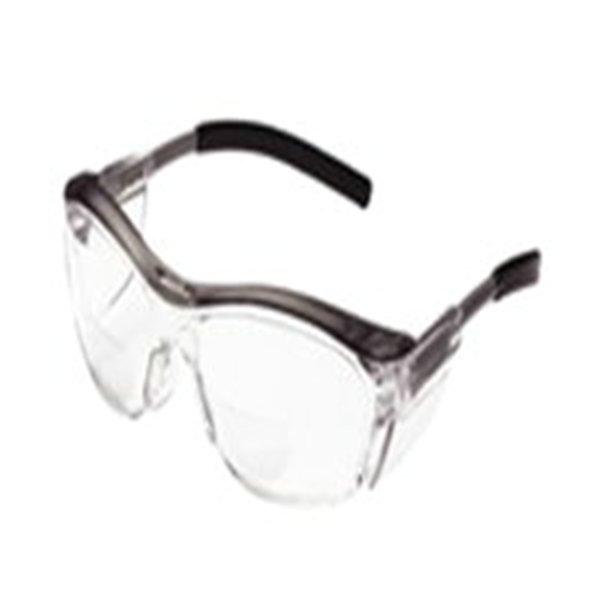 GLASSES,NUVO,GRAY FRAME,CLEAR LENS,2.5 10/BX