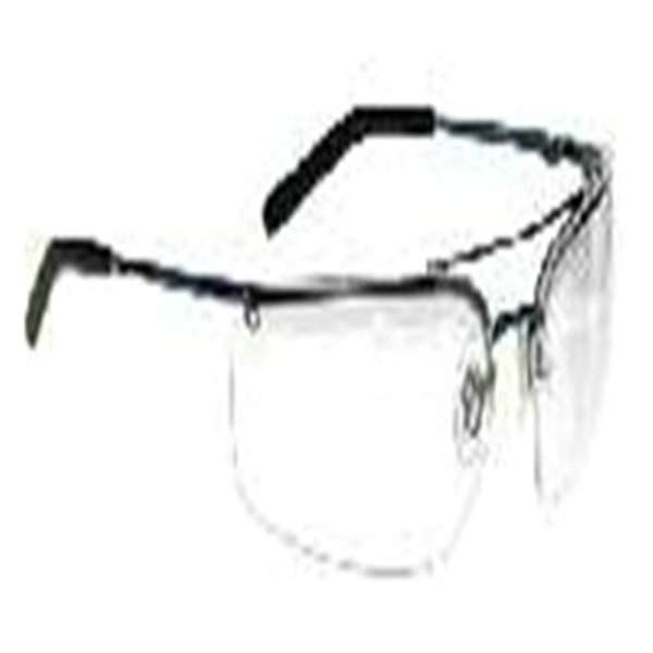 SAFETY GLASSES METALIKS BLUE FRAME CLEAR LENS