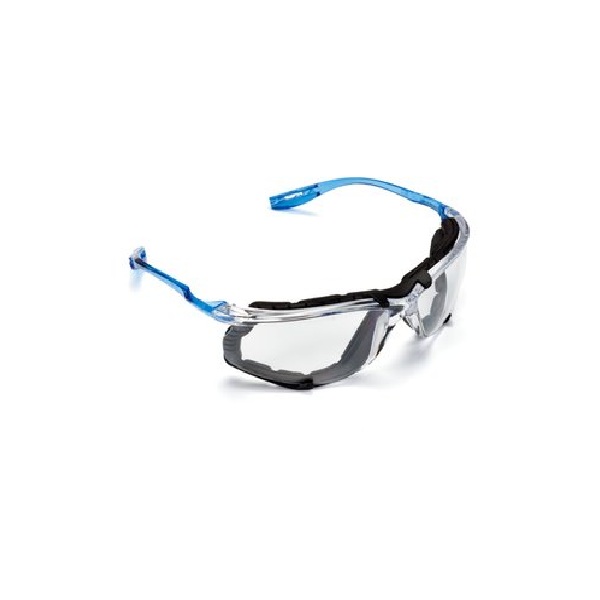 GLASSES, SAFETY, W/ FOAM GASKET, CLEAR