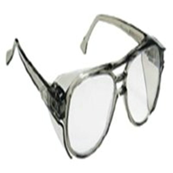 SAFETY GLASSES,AEROSITE,SLATE FRAME,GRAY LENS