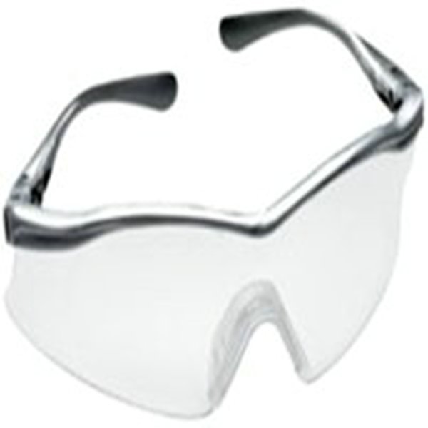GLASSES,X.SPORT,W/SILVERED TEMPLE,CLEAR LENS