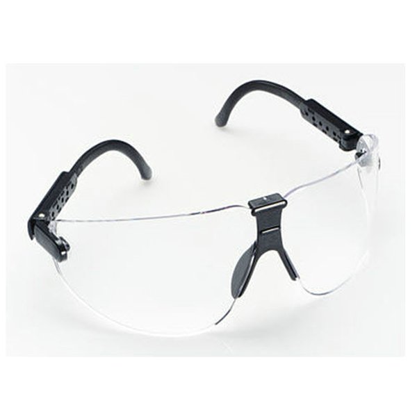 GLASSES,LEXA,MEDI BLACK.TEMPLE,CLEAR LENS 10/BX