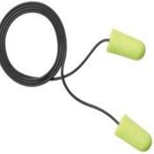 EARPLUGS,EARSOFT NEON,DISPOSABLE W/ CORD,NRR 33, LARGE