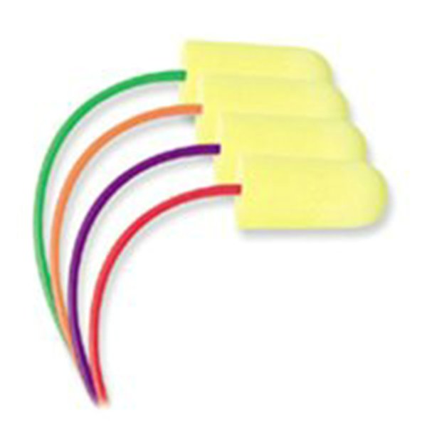 EARPLUGS,EARSOFT NEON,DISPOSABLE W/ CORD,NRR 33 200/BX