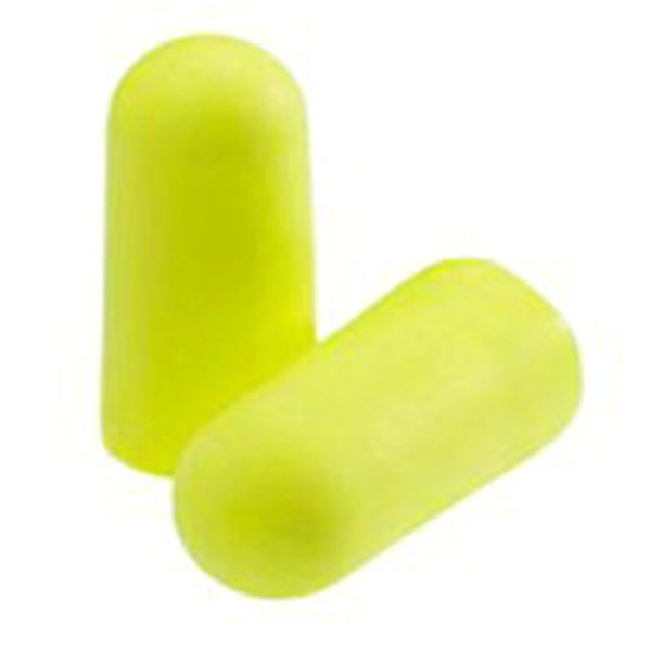 EARPLUG, NEON, YELLOW UNCORDED, LARGE SIZE
