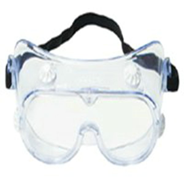 GOGGLE,ECONOMY,CHEMICALSPLASH,MOD  334,CLEAR LENS