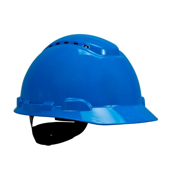 HARD HAT VENTED BLUE RATCHET SUSPENSION