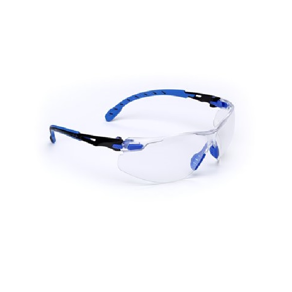 GLASSES, ANTI-FOG, BLACK/BLUE