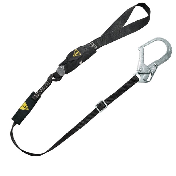 V-Series utility single-leg adjustable energy absorbing lanyard, 6',36C small snaphooks, ANSI Z359.13-2013