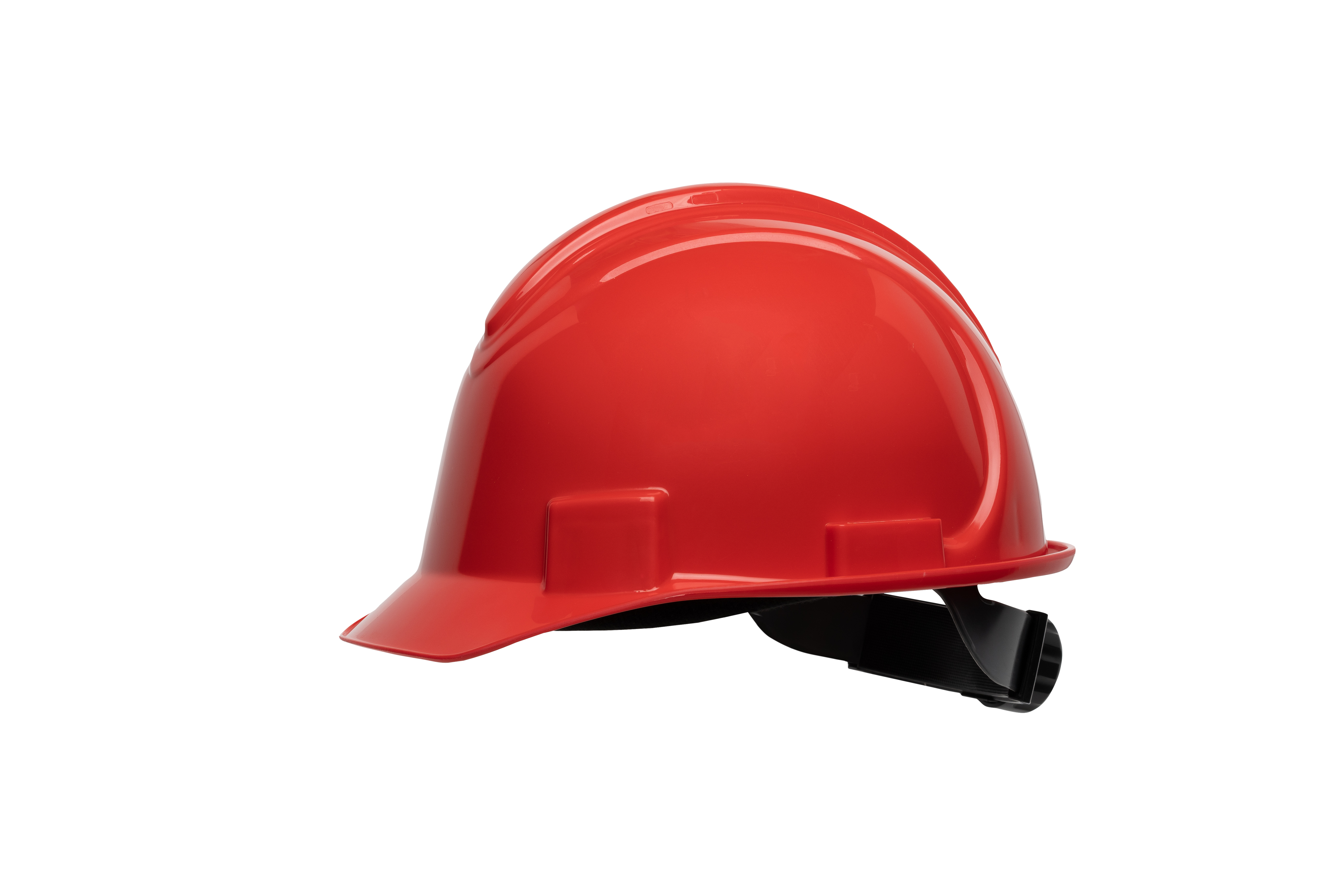 NORTH SHORT BRIM HARD HAT, NON-VENTED, RED