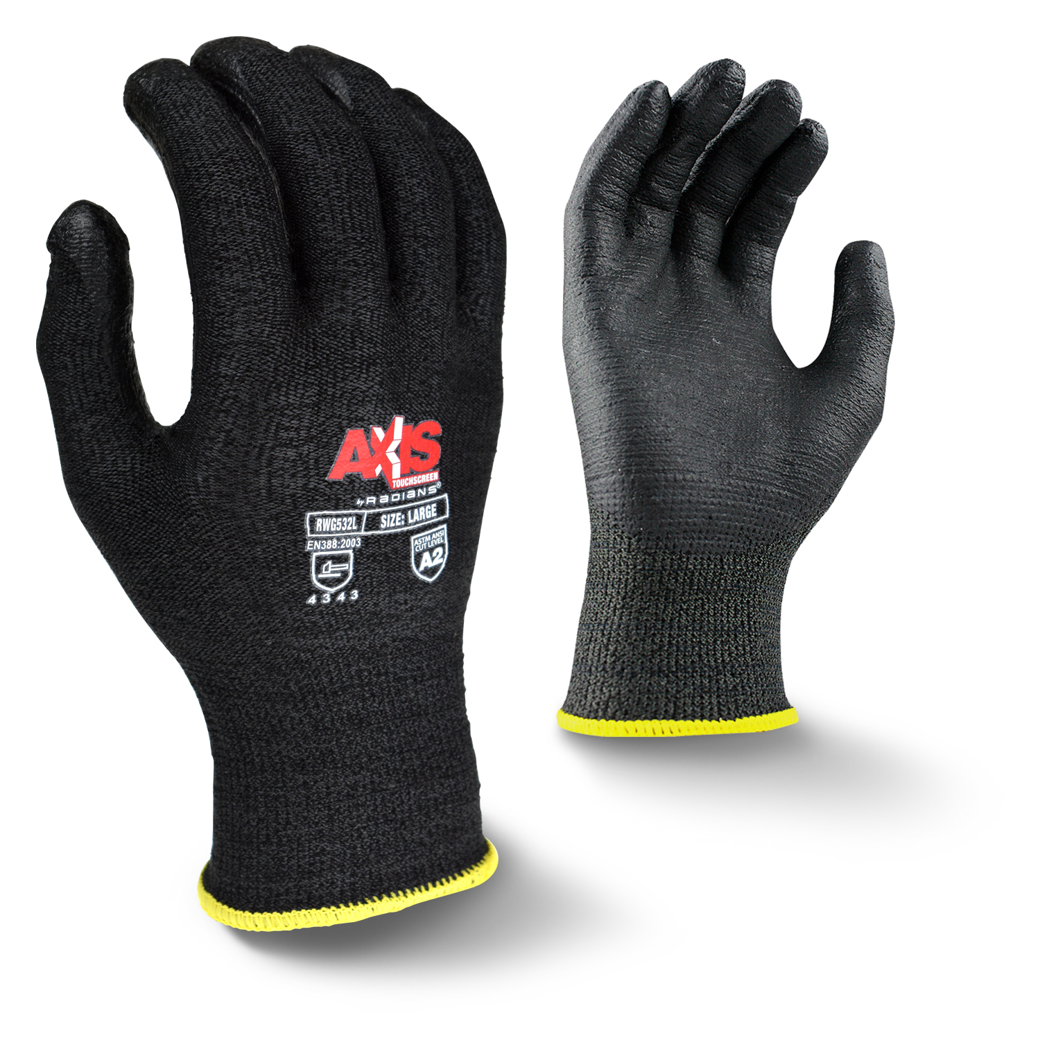 RWG532 AXIS™ Cut Protection Level A2 Touchscreen Work Glove - Size M