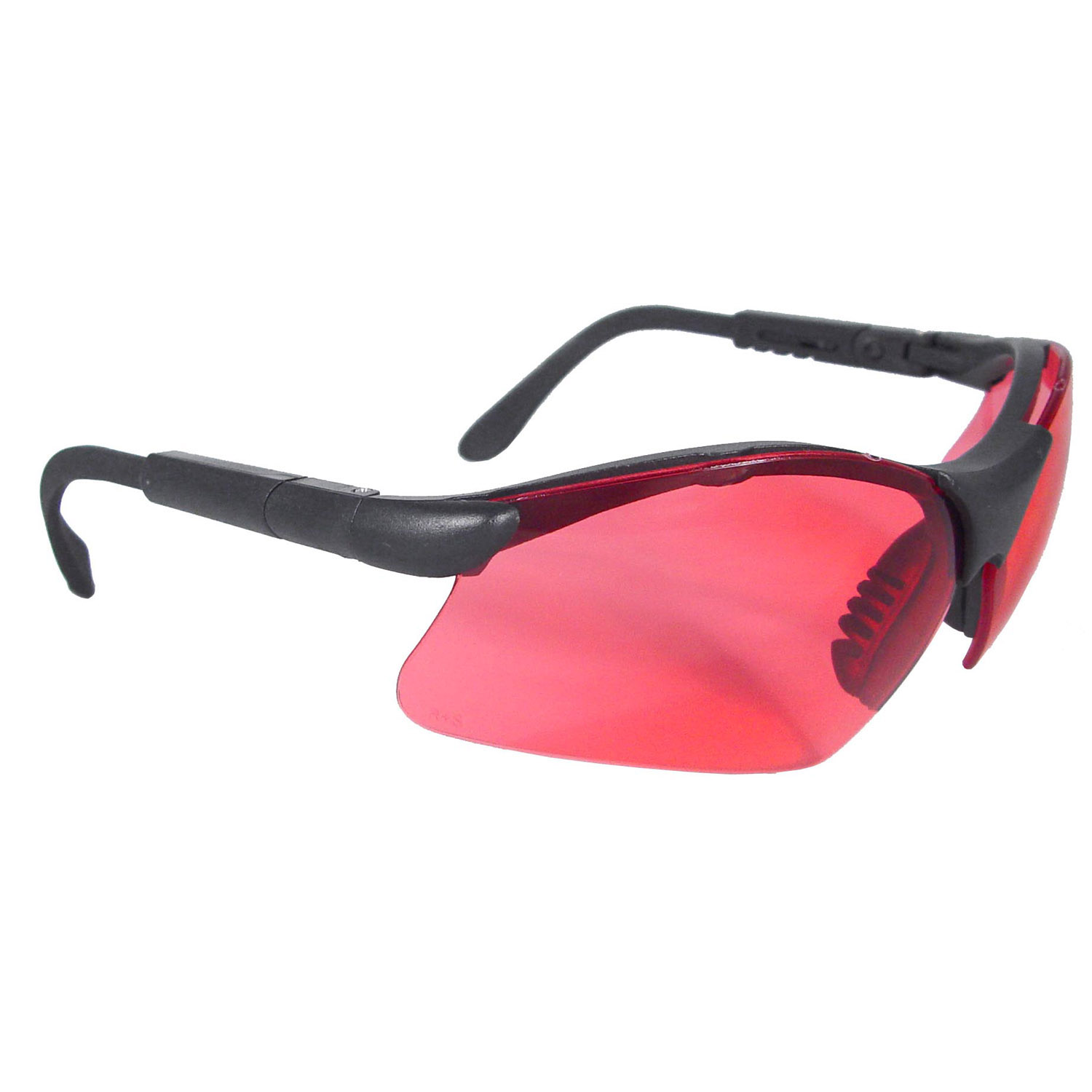 Revelation™ Safety Eyewear - Black Frame - Vermillion Lens