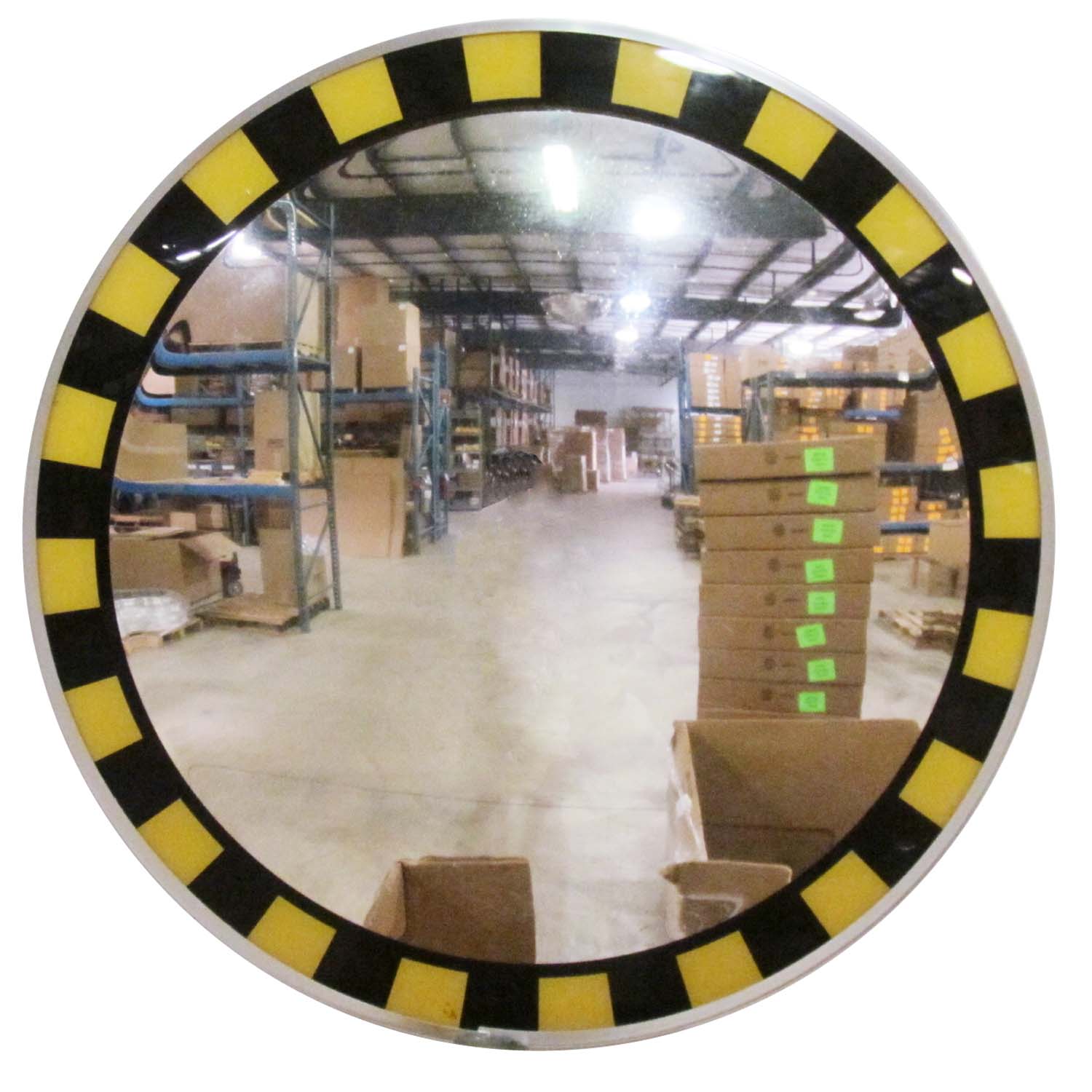 MIRROR,Indoor CONVEX 18" SAFETY BORDER WITH Z BRACKET