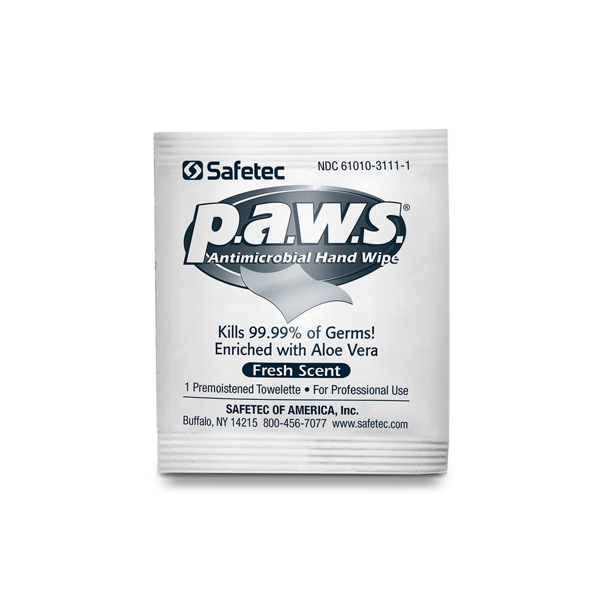 PAWS Antimicrobial Towelette, 100 ct. box