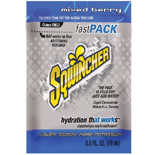 SQWINCHER, FAST PACK, MIXED BERRY, 6 OZ, 200/CAS