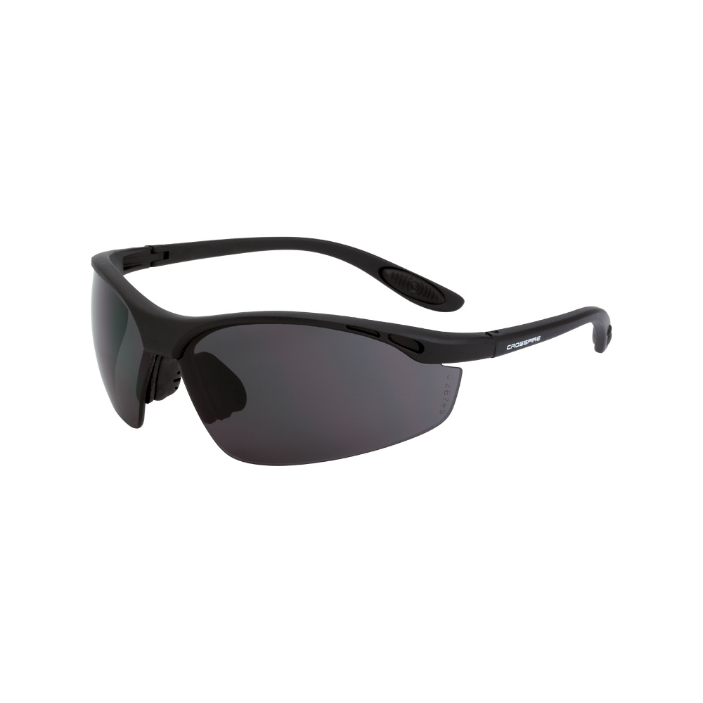 Talon Bifocal Safety Eyewear - Matte Black Frame - Smoke Lens - 2.0 Diopter