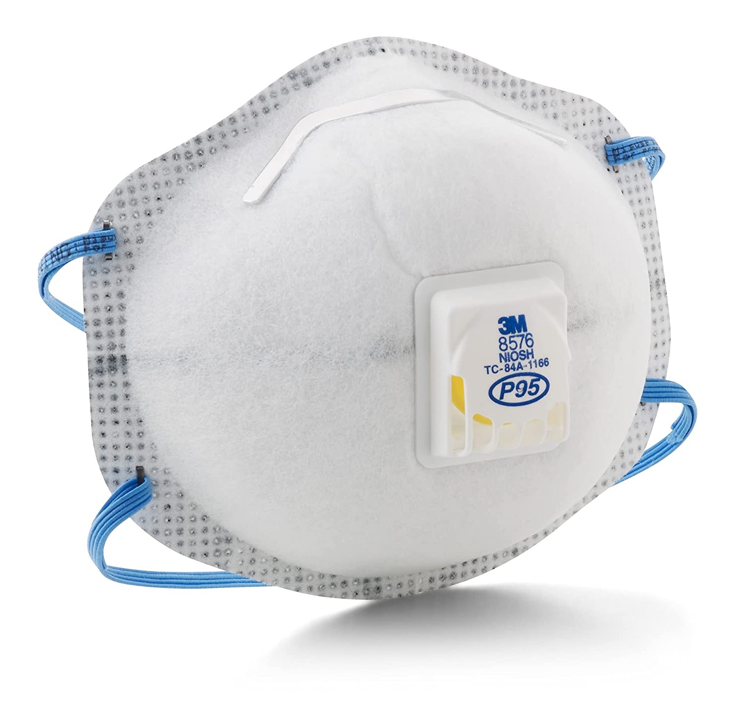 RESPIRATOR,DISP.PARTICULP95,WITH VALVE, 8/CS